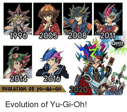 yu gi oh evolution